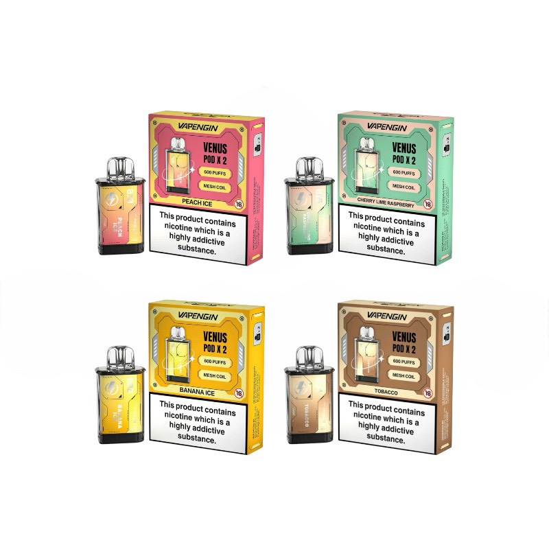 VAPENGIN VENUS ニコチン入り交換用ポッド 20mg (2個入り/箱)