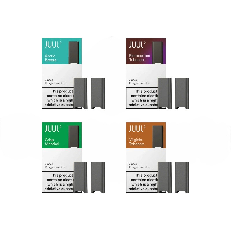 JUUL 2 ニコチン入り交換用ポッド 18mg (2個入りx10箱セット)