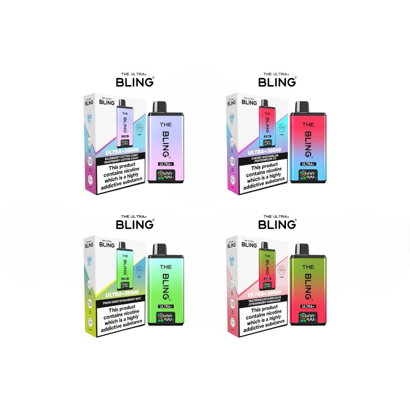 THE BLING ULTRA+ 30000 ニコチン入り使い捨て電子タバコベイプ
