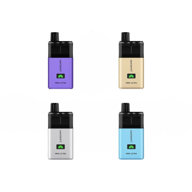 HAYATI MINI ULTRA 1500 20mg ニコチン入り使い捨て電子タバコベイプ