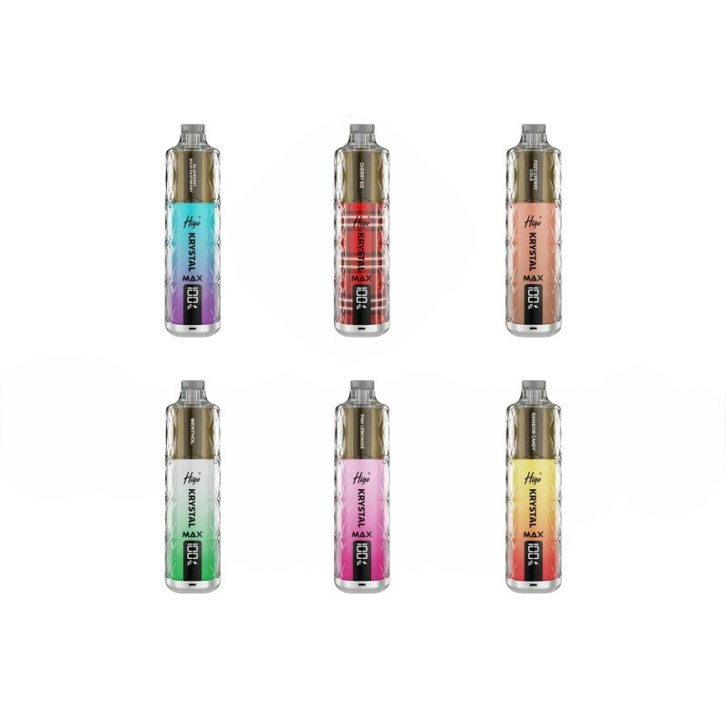 HIGO KRYSTAL MAX 7500 20mg ニコチン入り使い捨て電子タバコベイプ