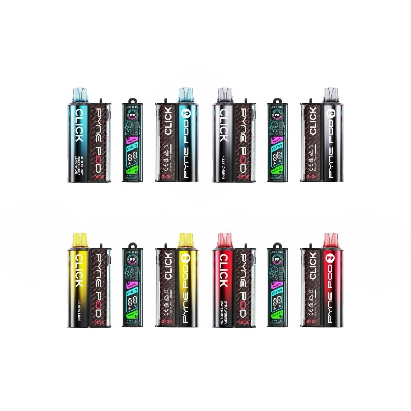 Pyne Pod Click 10K ニコチン入り使い捨て電子タバコベイプ
