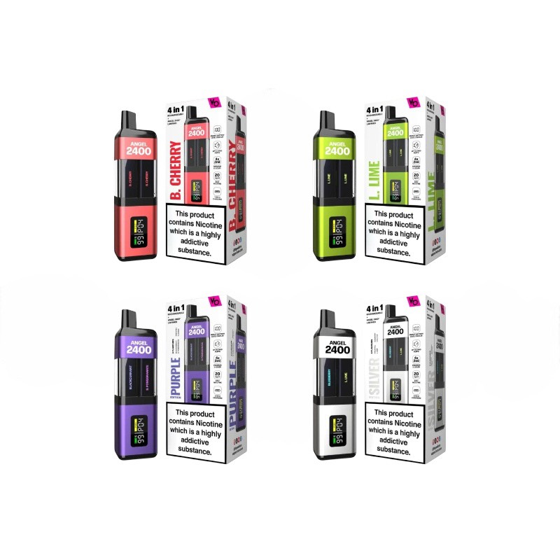 VAPES BAR ANGEL 2400 4in1  20mg ニコチン入り使い捨て電子タバコベイプ