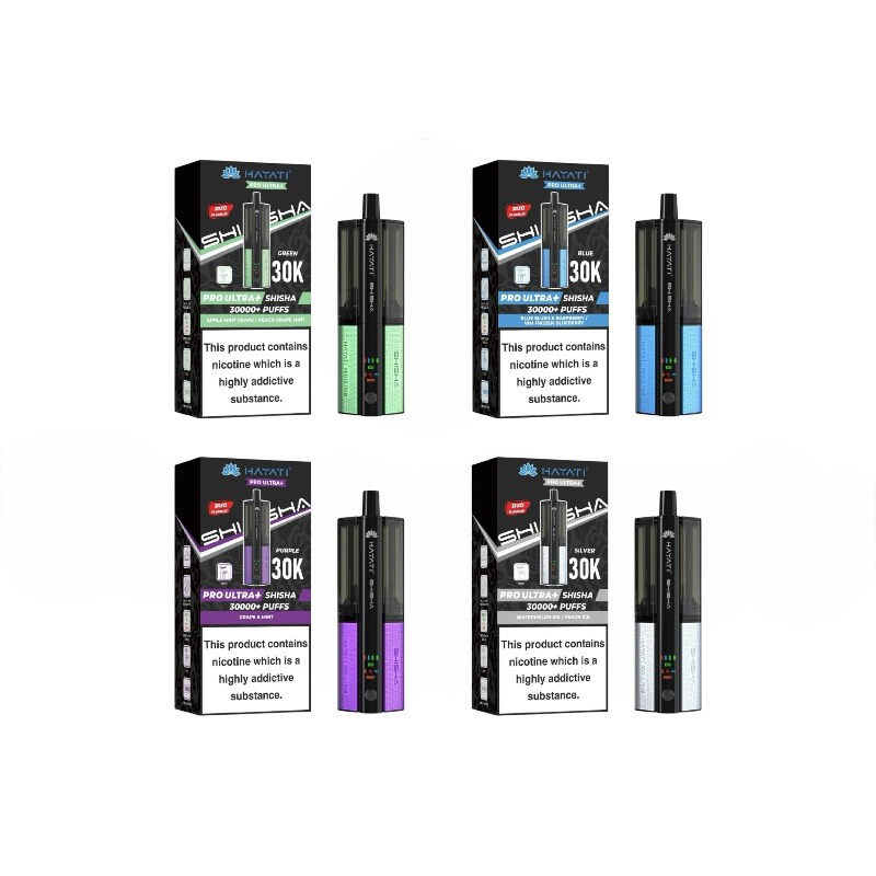 HAYATI PRO ULTRA+ SHISHA 30K ニコチン入り使い捨て電子タバコベイプ