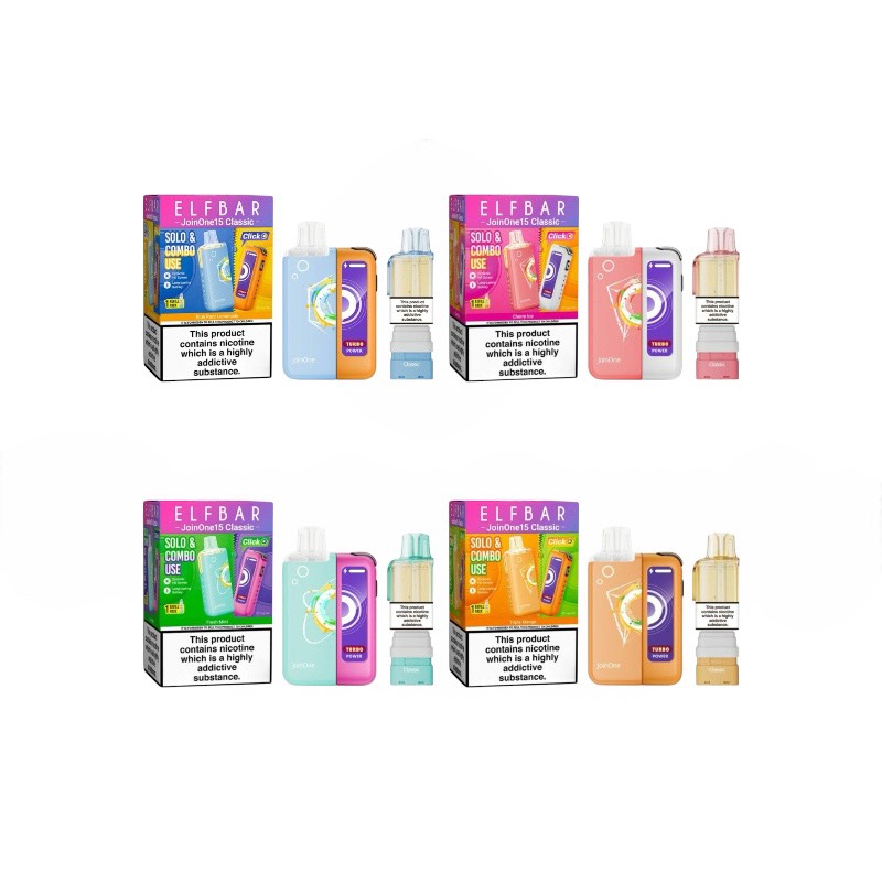 ELFBAR JoinOne 15 Classic 20mg ニコチン入り使い捨て電子タバコベイプ