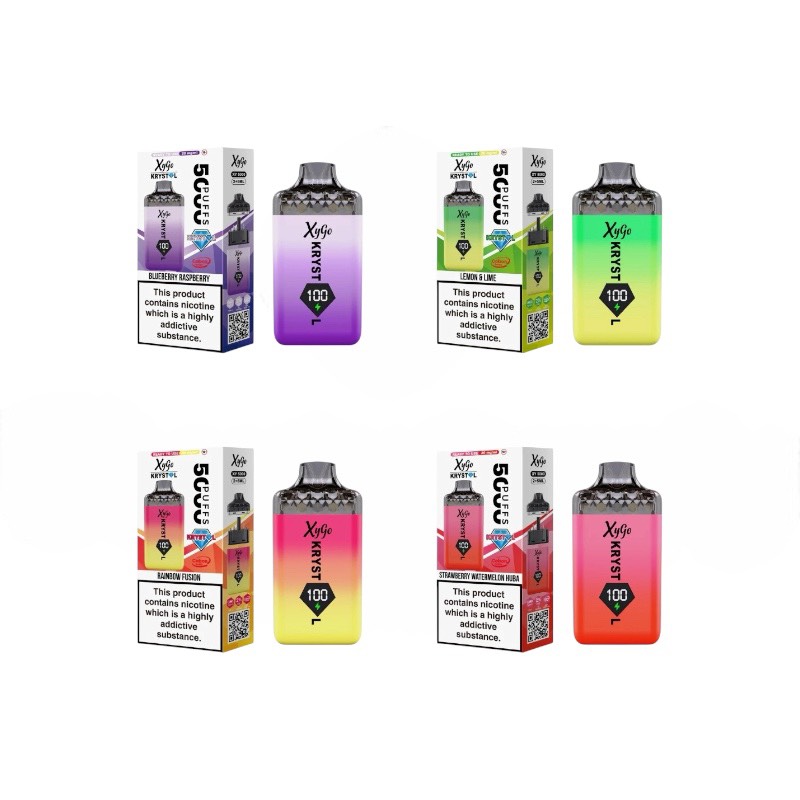 XYGO KRYSTAL 5000 ニコチン入り使い捨て電子タバコベイプ