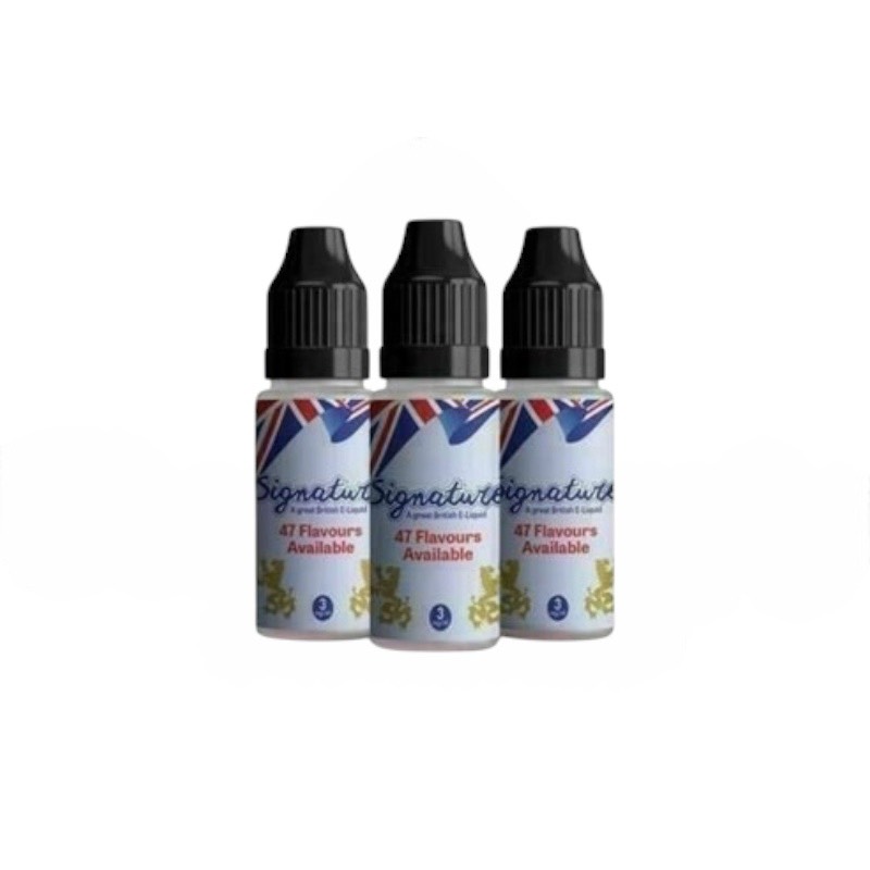 Signature（シグネチャー）ニコチンリキッド (10ml × 10本セット)