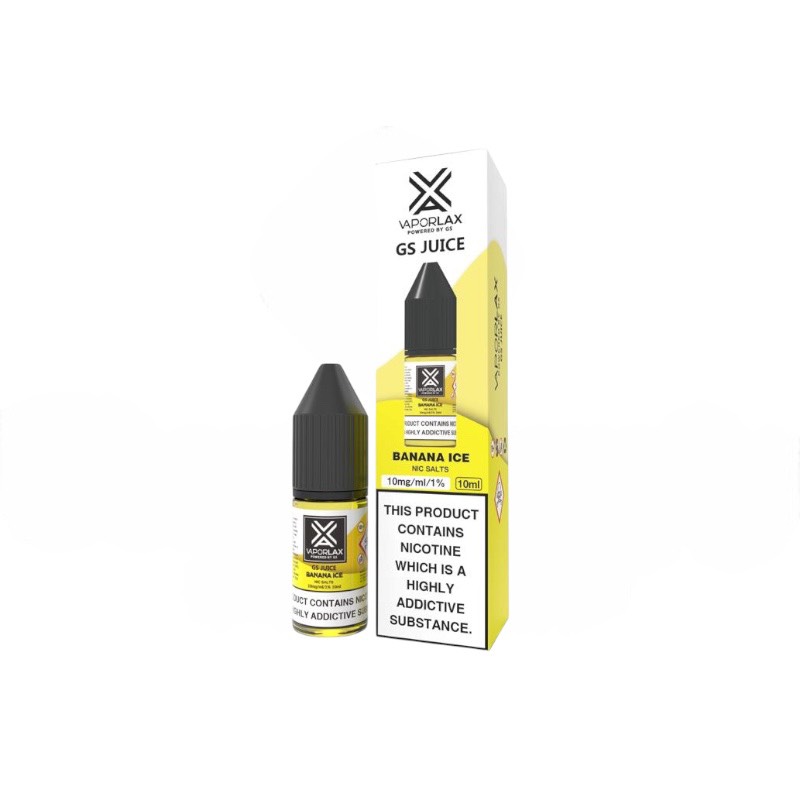 VAPORLAX GS JUICE BANANA ICE ニコチンソルト 10ml