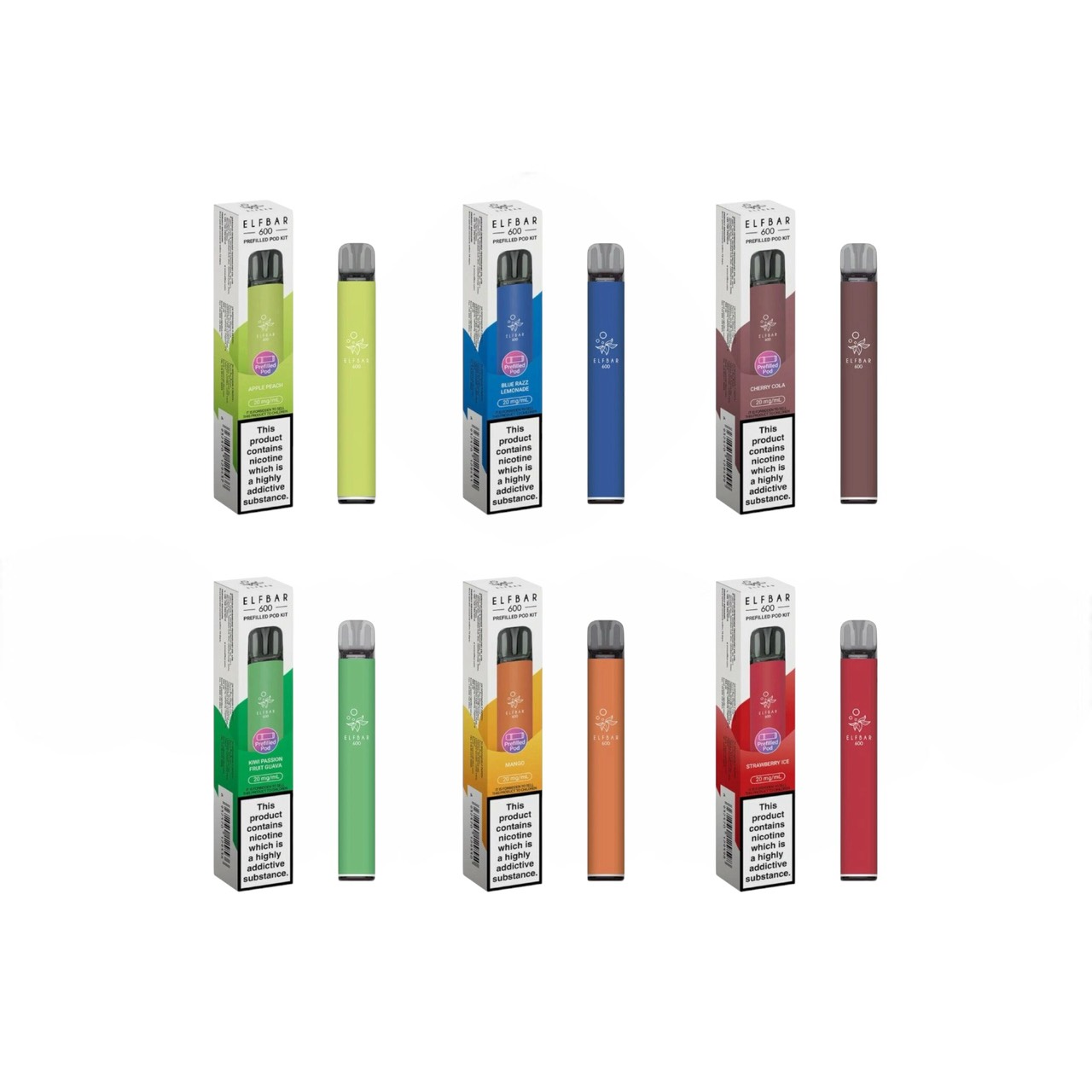 ELF BAR 600（エルフバー 600）充電式VAPE ポッドキット